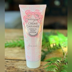Amberglow Crème Caramel Hand & Body Lotion NWT